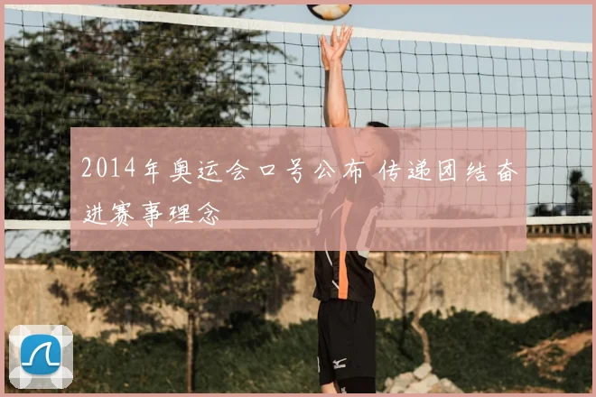 2014年奥运会口号公布 传递团结奋进赛事理念