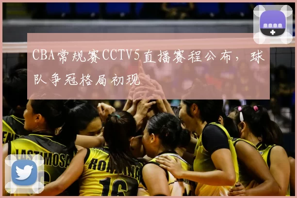 CBA常规赛CCTV5直播赛程公布，球队争冠格局初现